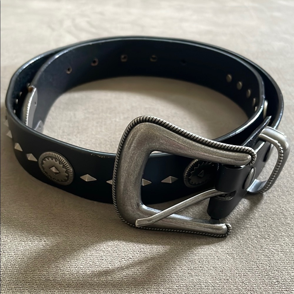 Wrangler Womens Black Leather Belt
